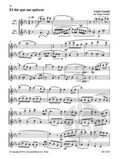 Tango Saxophone Duets von Carlos Gardel im Alle Noten Shop kaufen