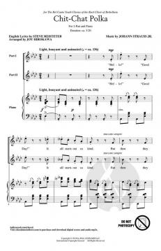 Chit-chat Polka von Johann Strauss (Sohn) (Download) 