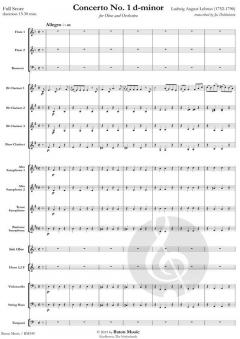 Concerto No. 1 d-minor von Ludwig August Lebrun 