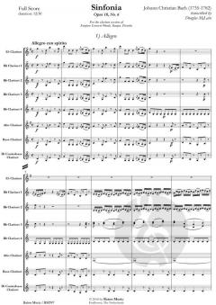 Sinfonia op. 18, No. 6 von Johann Christian Bach 