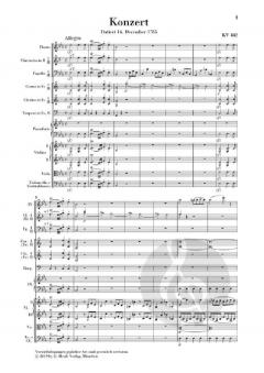 Klavierkonzert Es-dur KV 482 von Wolfgang Amadeus Mozart 