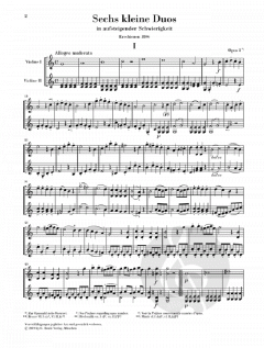 6 kleine Duos op. 8 von Ignaz Pleyel 