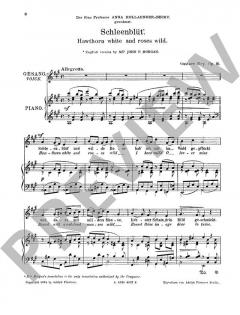 Schleenblüt' A-Dur / Wiegenlied F-Dur op. 16 / op. 17 von Gustava Bley 