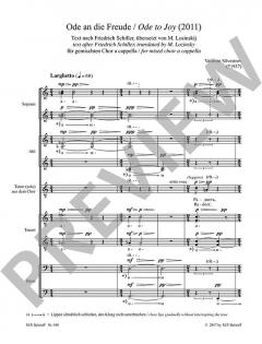 Ode an die Freude von Valentin Silvestrov 