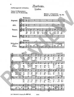 Liebe op. 94 von Alexander Glasunow 
