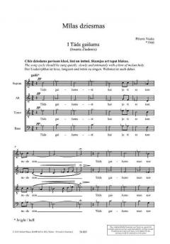 Milas dziesmas von Peteris Vasks (Download) 