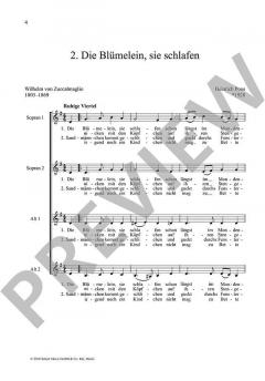 3 Schlaf- und Wiegenlieder von Heinrich Poos (Download) 