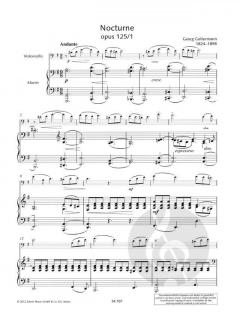 Nocturne G-Dur op. 125/1 von Georg Goltermann (Download) 