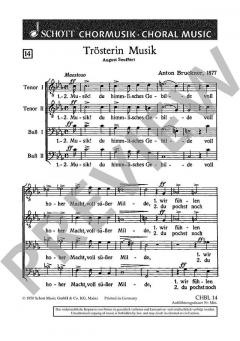 Trösterin Musik von Anton Bruckner (Download) 