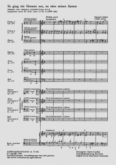 Es ging ein Sämann aus (Heinrich Schütz) 