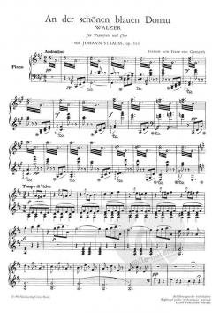An der schönen blauen Donau op. 314 von Johann Strauss (Sohn) 