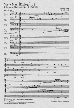 Vasto mar (Weites Meer) SWV19 (Heinrich Schütz) 