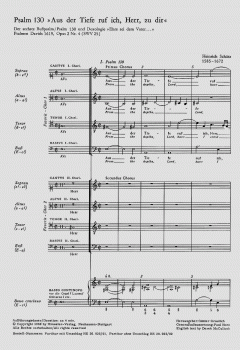 Aus der Tiefe ruf ich SWV25 (op. 2 no. 4) von Heinrich Schütz (Download) 
