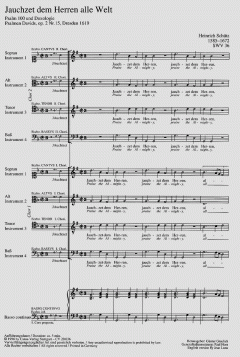 Jauchzet dem Herren, alle Welt SWV36 (Heinrich Schütz) 