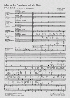 Sehet an den Feigenbaum SWV394 von Heinrich Schütz (Download) 