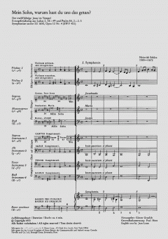 Mein Sohn, warum hast du uns das getan SWV401 von Heinrich Schütz (Download) 