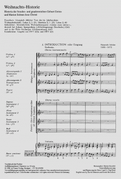 Weihnachts-Historie SWV435 von Heinrich Schütz (Download) 