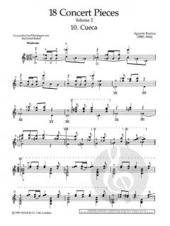 18 Concert Pieces Vol. 2 von Augustin Barrios Mangore (Download) 