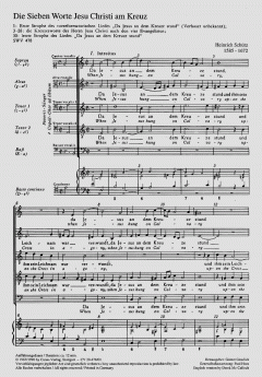 Die Sieben Worte SWV478 (Heinrich Schütz) 