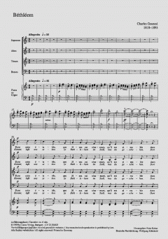 Béthléem (Bethlehem; Kommt, lasst uns sehen) (Charles Gounod) 