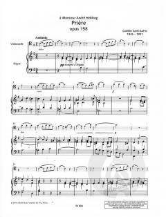 Prière G-Dur op. 158 von Camille Saint-Saëns (Download) 