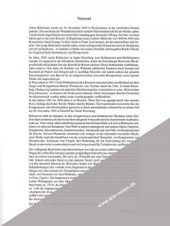 Ausgewählte Werke von Anton Rubinstein (Download) 