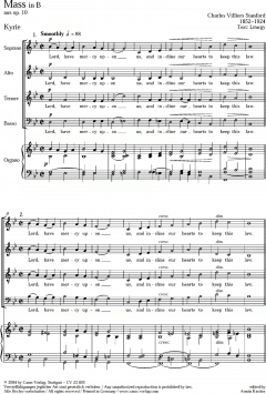 Mass in B-Dur aus op. 10 (Charles Villiers Stanford) 