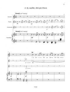 3 lettische Volkslieder von Peteris Vasks (Download) 