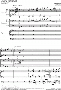 Choral médiéval (Jean Langlais) 