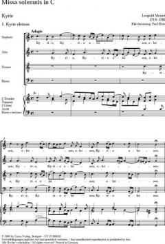 Missa solemnis in C-Dur (Leopold Mozart) 