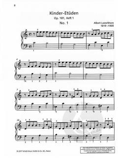 Kinder-Etüden op. 181 von Carl Albert Löschhorn (Download) 