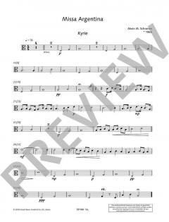 Missa Argentina von Alwin Michael Schronen (Download) 
