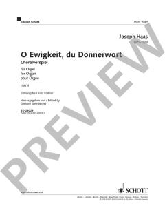 O Ewigkeit, du Donnerwort von Joseph Haas (Download) 