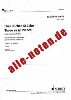 3 leichte Stücke von Paul Hindemith (Download) 