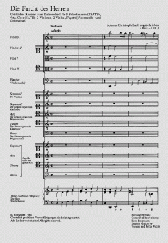 Die Furcht des Herren von Johann Christoph Bach (Download) 