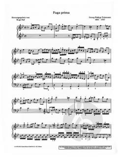 Leichte Fugen mit kleinen Stücken TWV 30:21-26 von Georg Philipp Telemann (Download) 