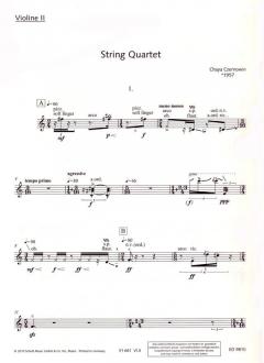 Streichquartett von Chaya Czernowin (Download) im Alle Noten Shop kaufen