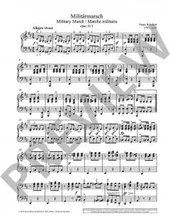 Militärmarsch D-Dur op. 51/1 D 733/1 von Franz Schubert (Download) 