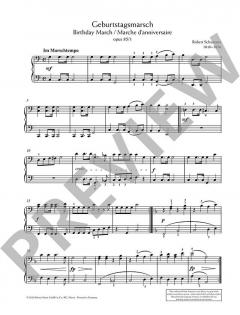 Geburtstagsmarsch op. 85/1 von Robert Schumann (Download) 