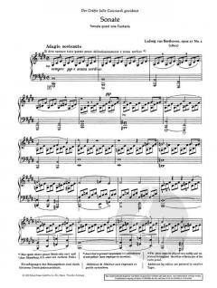 Sonate cis-Moll op. 27/2 von Ludwig van Beethoven (Download) 