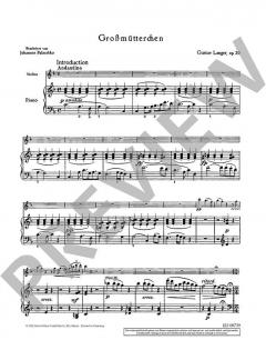 Großmütterchen op. 20 von Gustav Lange (Download) 