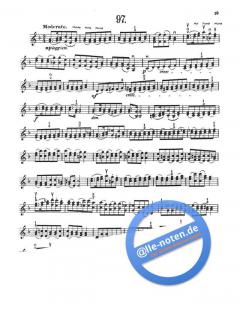 100 Etüden op. 32 Heft 5 von Hans Sitt 