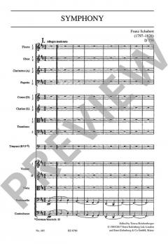 Sinfonie Nr. 8 h-Moll D 759 von Franz Schubert 