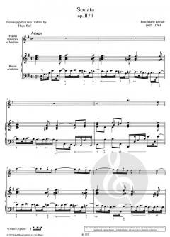 Sonata e-Moll op. 2/1 von Jean-Marie LeClair (Download) 