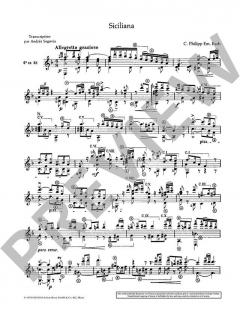 Siciliana von Carl Philipp Emanuel Bach (Download) 