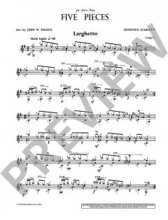 5 Stücke von Domenico Scarlatti (Download) 