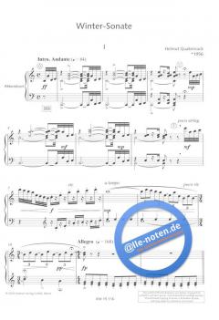 Winter-Sonate von Helmut Quakernack (Download) 