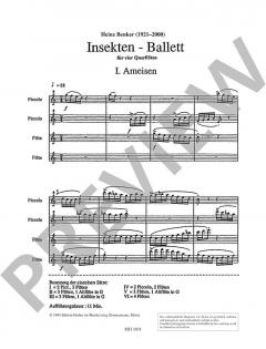 Insektenballett von Heinz Benker 