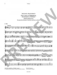Puer natus in Bethlehem von Michael Praetorius 