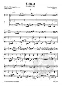 Sonata Nr. 5 F-Dur von Francesco Barsanti (Download) 